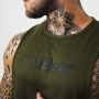 Tielko Cut Off Military Green - GymBeam XXL