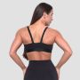 Essence String Sports Bra Black - GymBeam XL