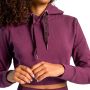 Women‘s Essential Cropped Hoodie Plum - STRIX S