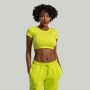 Women‘s Essential CropTop Chartreuse - STRIX M