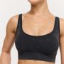 Lift Seamless Sports Bra Coal - GymBeam XL