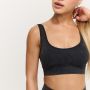 Lift Seamless Sports Bra Coal - GymBeam XL