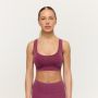 Lift Seamless Sports Bra Plum - GymBeam XL