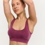 Lift Seamless Sports Bra Plum - GymBeam XL
