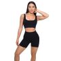 Lift Seamless Sports Bra Black - GymBeam L