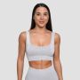Lift Seamless Sports Bra Grey - GymBeam XL