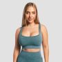 Lift Seamless Sports Bra Petrol - GymBeam XL