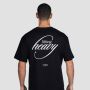 Lifting Heavy T-shirt Black - GymBeam XXL