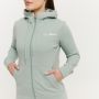 Women‘s Limitless Zip Up Hoodie Eucalypt - GymBeam XXL