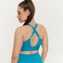 Limitless Sports Bra Aquamarine - GymBeam XXL