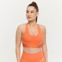 Limitless Sports Bra Orange - GymBeam XXL