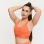 Limitless Sports Bra Orange - GymBeam XXL