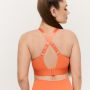 Limitless Sports Bra Orange - GymBeam XXL