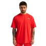 Limitless Oversized T-shirt Hot Red - GymBeam M