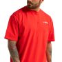 Limitless Oversized T-shirt Hot Red - GymBeam M