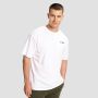 Limitless Oversized T-Shirt White - GymBeam XXXL