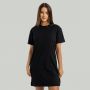 Women’s ALPHA T-Shirt Dress Black - STRIX S