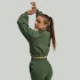 Women‘s Lunar Cropped Jumper Cedar Green - STRIX XXL