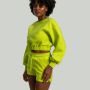 Women‘s Lunar Cropped Jumper Chartreuse - STRIX XXL