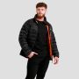 Men‘s Puffer Jacket Black/Orange - GymBeam XL