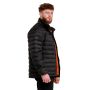 Men‘s Puffer Jacket Black/Orange - GymBeam XL