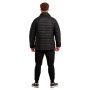 Men‘s Puffer Jacket Black/Orange - GymBeam XL