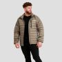 Men‘s Puffer Jacket Vetiver/Black - GymBeam XXL
