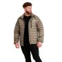 Men‘s Puffer Jacket Vetiver/Black - GymBeam XXL