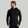 MERINO I Zip Up Hoodie Black - STRIX L