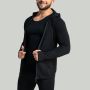 MERINO I Zip Up Hoodie Black - STRIX L