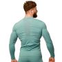 Mid Compression Long Sleeve T-shirt Blue - GymBeam XXXL