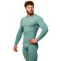 Mid Compression Long Sleeve T-shirt Blue - GymBeam XXXL