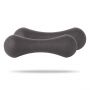 Neoprene Dumbbells 2 x 3 kg - GymBeam dark grey