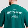 Oversized Unstoppable T-shirt Green - GymBeam XL