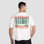 Prague T-shirt Cream - GymBeam XXL