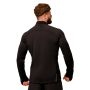 Pulse 1/2 Zip Running Sweatshirt Black - GymBeam XXL