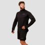 Pulse 1/2 Zip Running Sweatshirt Black - GymBeam XXL