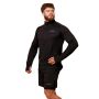 Pulse 1/2 Zip Running Sweatshirt Black - GymBeam XXL