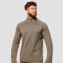 Pulse 1/2 Zip Running Sweatshirt Vetiver - GymBeam XXL