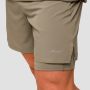 Pulse Running shorts 2in1 Vetiver - GymBeam XXL
