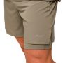 Pulse Running shorts 2in1 Vetiver - GymBeam XXL