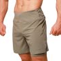 Pulse Running shorts 2in1 Vetiver - GymBeam XXL