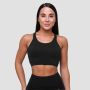 Pulse Running Sports Bra Black - GymBeam L