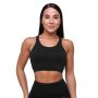 Pulse Running Sports Bra Black - GymBeam L