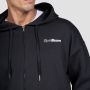 Relay Zip Hoodie Black - GymBeam XXL