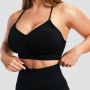 Sculpt Seamless Sports Bra Black - GymBeam XL