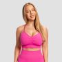 Sculpt Seamless Sports Bra Rose - GymBeam L
