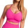 Sculpt Seamless Sports Bra Rose - GymBeam L