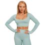 Women‘s Sense Crop Top Storm Blue - BeastPink L