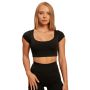 Women‘s Sense Cropped T-shirt Black - BeastPink L
